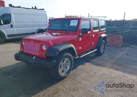 2015 Jeep Wrangler Unlimited Sport z USA, uszkodzony, nr VIN 1C4BJWDG1FL710337